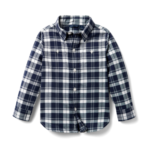 Janie and Jack Plaid Flannel Shirt