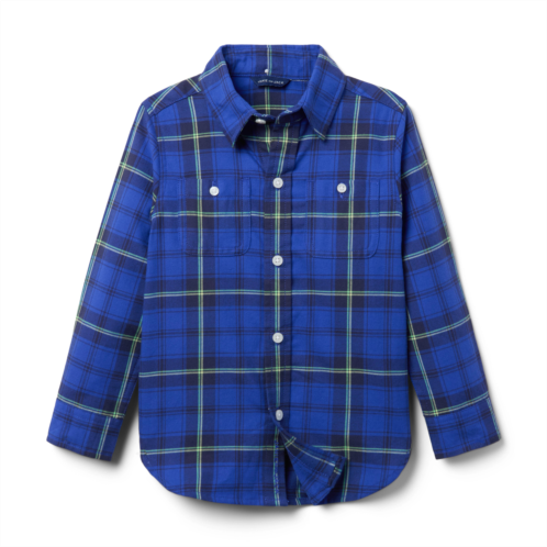 Janie and Jack Plaid Flannel Shirt