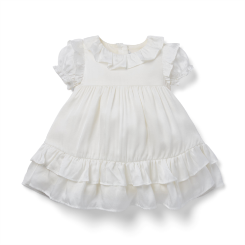 Janie and Jack Baby Ruffle Sateen Dress