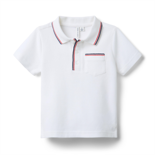 Janie and Jack The Stripe Pocket Polo