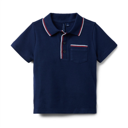 Janie and Jack The Stripe Pocket Polo