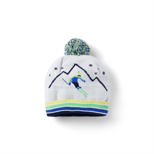 Janie and Jack Ski Slope Pom Beanie