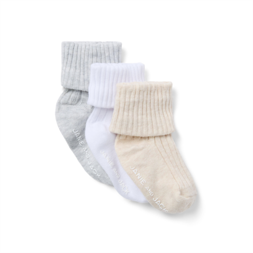 Janie and Jack Baby Ribbed Sock Set