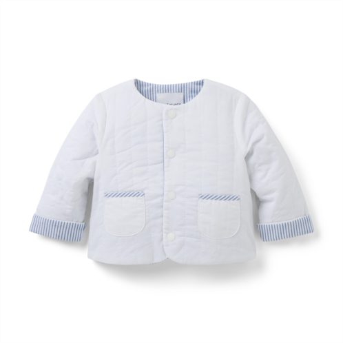 Janie and Jack Baby Reversible Quilted Jacket