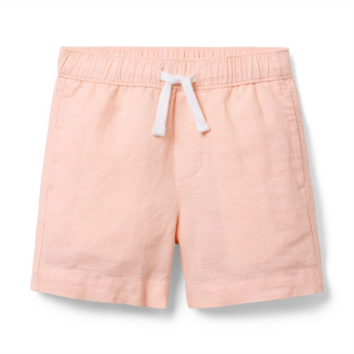 Janie and Jack Linen-Cotton Pull-On Short