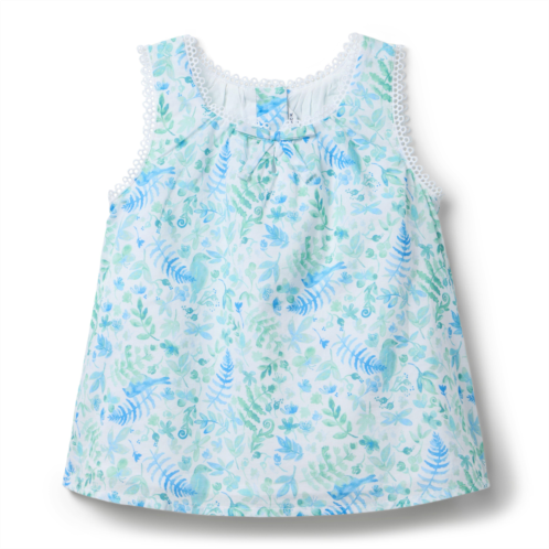 Janie and Jack Floral Circle Trim Top