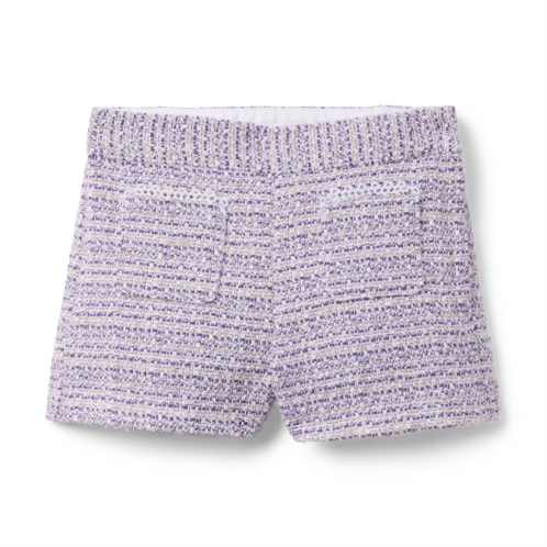 Janie and Jack Tweed Patch Pocket Short