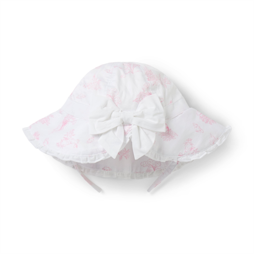 Janie and Jack Baby Bunny Toile Sun Hat