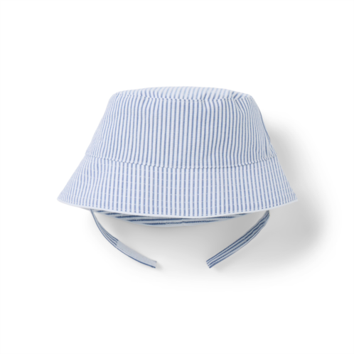 Janie and Jack Baby Striped Seersucker Bucket Hat