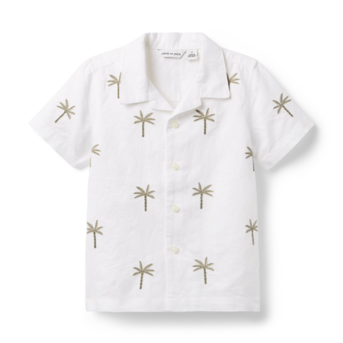 Janie and Jack The Linen-Cotton Cabana Shirt