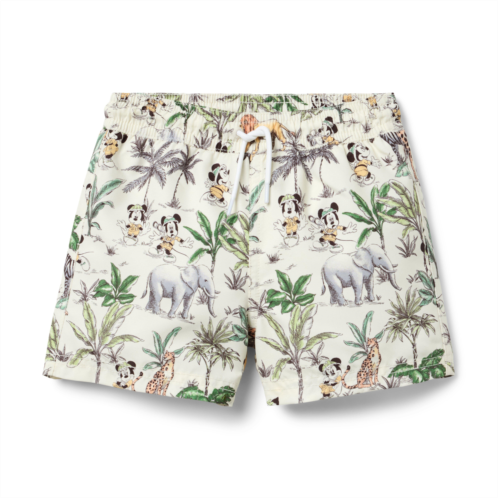 Janie and Jack Disney Mickey Mouse Recycled Safari Swim Trunk