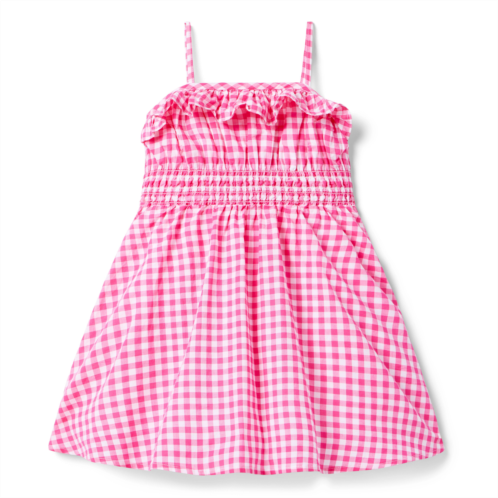 Janie and Jack Gingham Smocked Dress