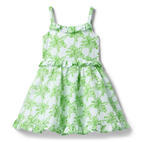 Janie and Jack Palm Tree Ruffle Dress