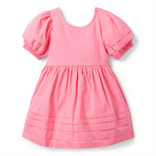 Janie and Jack The Pintuck Puff Sleeve Dress