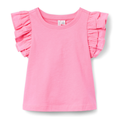 Janie and Jack Ruffle Sleeve Top