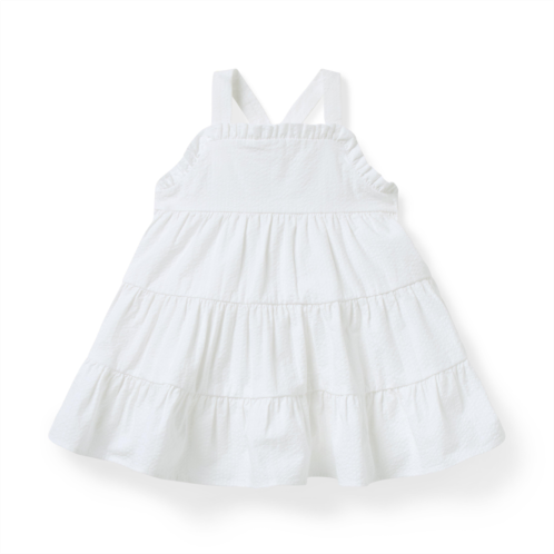 Janie and Jack Baby Seersucker Tiered Dress