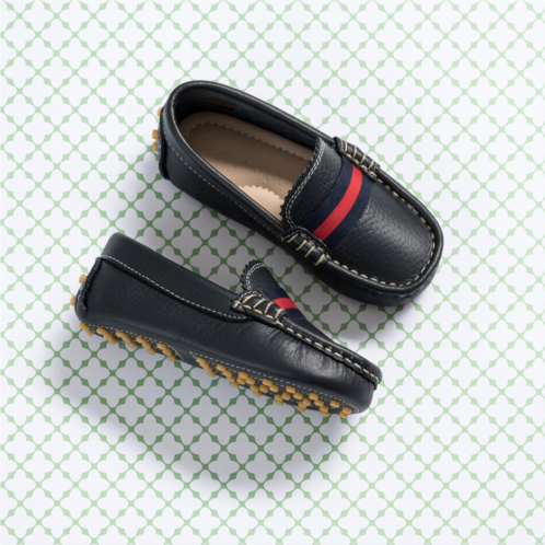 Janie and Jack Club Loafer Navy Blue