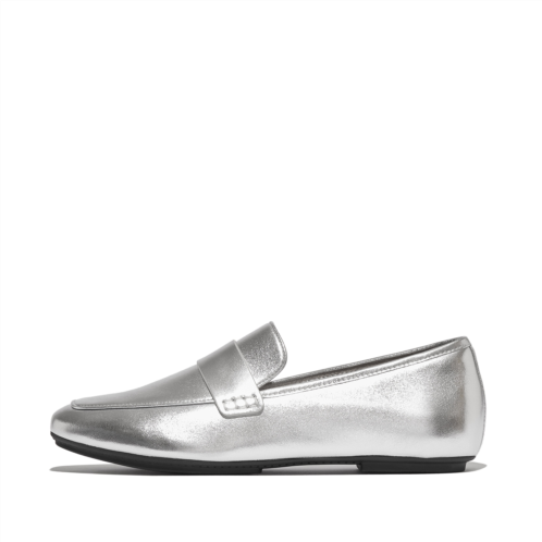 Fitflop Soft Metallic-Leather Loafers