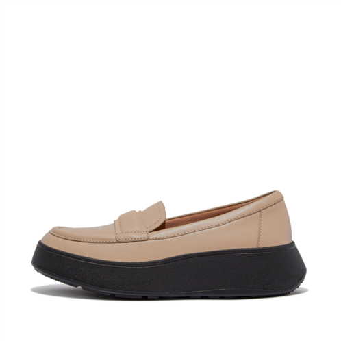Fitflop Padded-Detail Leather Flatform Loafers