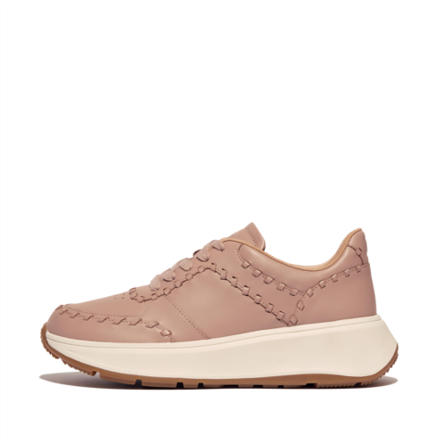 Fitflop Whipstitch Leather Flatform Sneakers