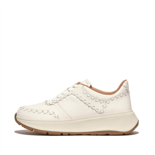 Fitflop Whipstitch Leather Flatform Sneakers