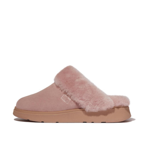 Fitflop Shearling Warm Suede Slippers