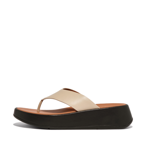 Fitflop Luxe Leather Flatform Toe-Post Sandals