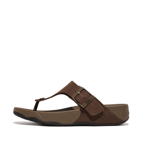 Fitflop Mens Buckle Nubuck Toe-Posts