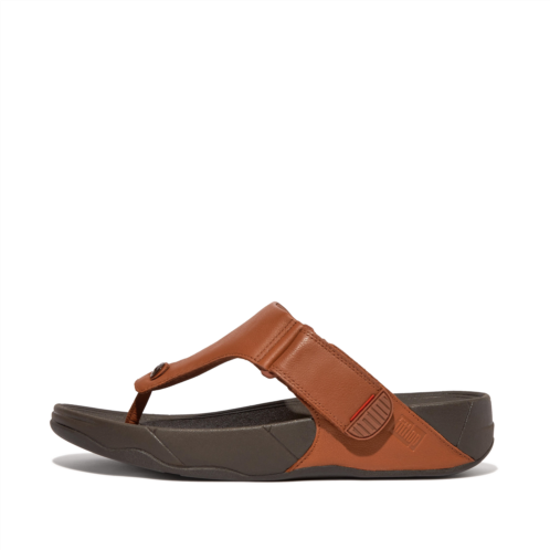 Fitflop Mens Leather Flip-Flops