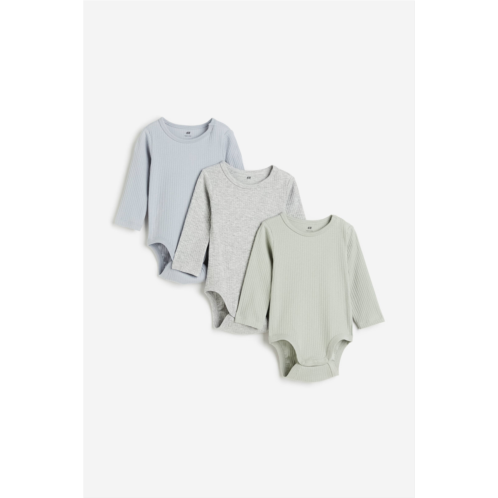 H&M 3-pack Ribbed Bodysuits