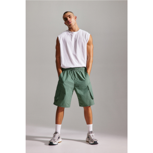 H&M Long Cargo Sports Shorts