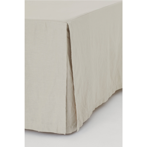 H&M Linen-blend Bedskirt