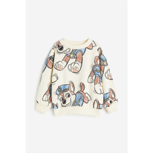 H&M Oversized Printed Sweatshirt