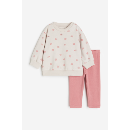 H&M 2-piece Sweatshirt and Leggings Set