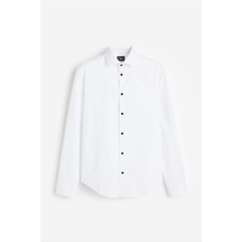 H&M Slim Fit Premium Cotton Shirt