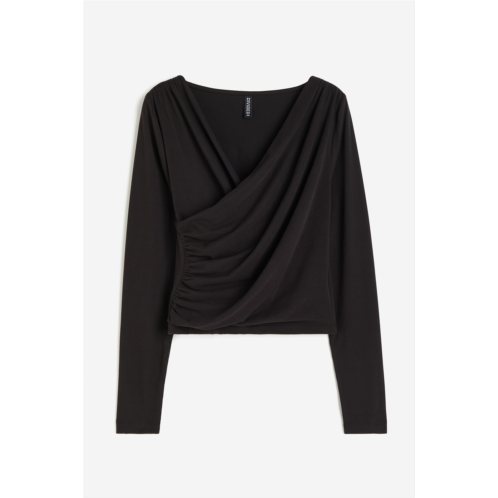 H&M Jersey Wrap Top