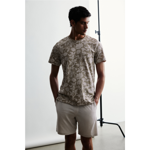 H&M Regular Fit Pajama T-shirt and Shorts