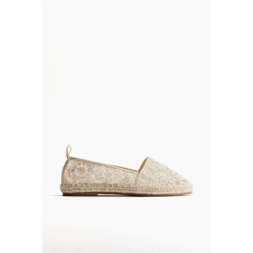 H&M Embellished Mesh Espadrilles