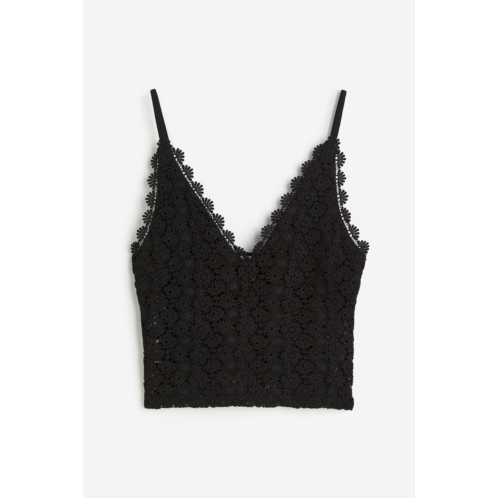 H&M Lace Crop Top