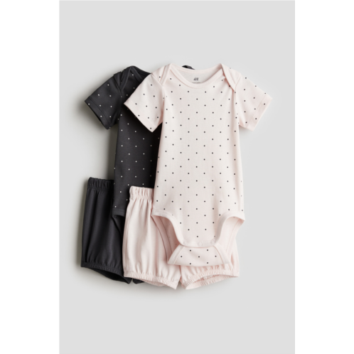 H&M 4-piece Cotton Jersey Set