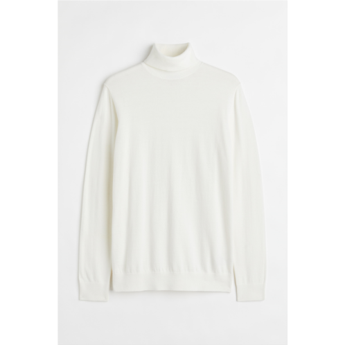 H&M Slim Fit Fine-knit Turtleneck Sweater