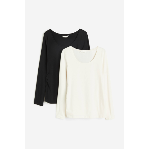 H&M MAMA 2-pack Cotton Tops