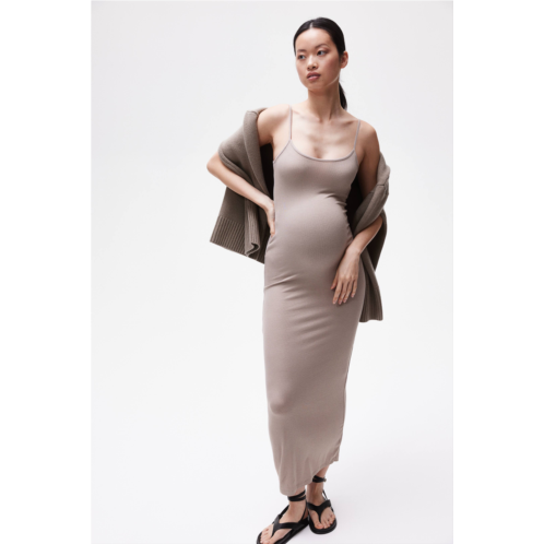 H&M MAMA Long Ribbed Dress