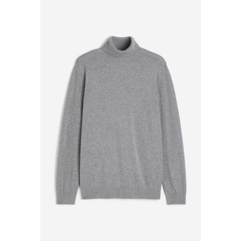 H&M Slim Fit Fine-knit Turtleneck Sweater