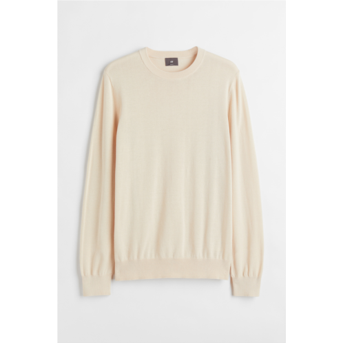 H&M Slim Fit Fine-knit Cotton Sweater