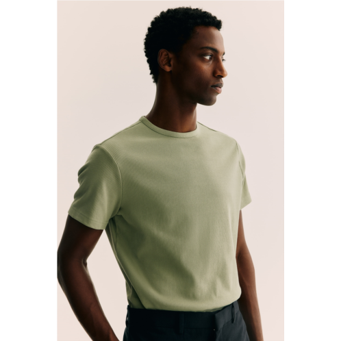 H&M Slim Fit Ribbed T-shirt