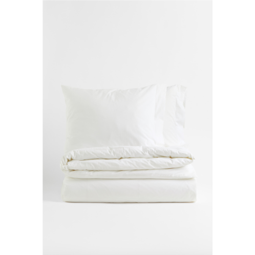 H&M Cotton Percale King/Queen Duvet Cover Set