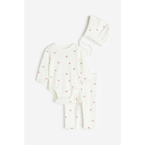 H&M 3-piece Cotton Set