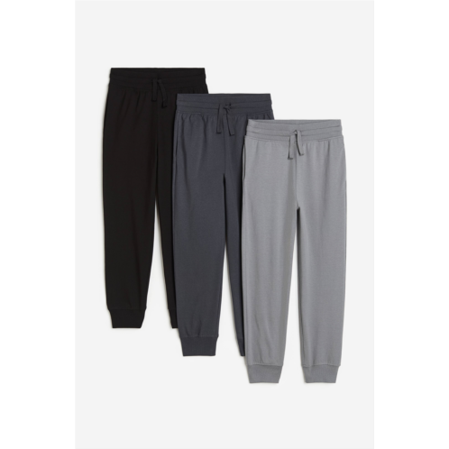 H&M 3-pack Cotton Jersey Joggers