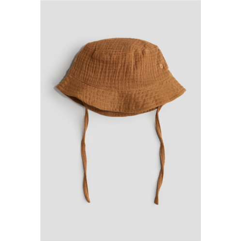 H&M Cotton Muslin Bucket Hat